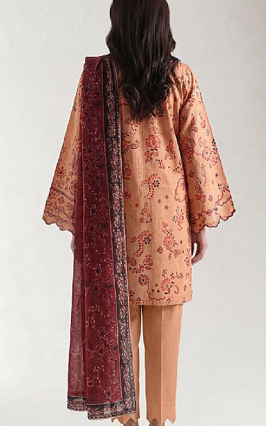 Saya Peach Lawn Suit | Pakistani Lawn Dress in USA- Image 2