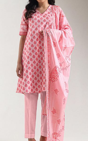 Saya Pale Pink Lawn Suit | Pakistani Lawn Dress in USA- Image 1