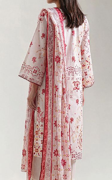 Saya Off White Lawn Suit | Pakistani Lawn Dress in USA- Image 2
