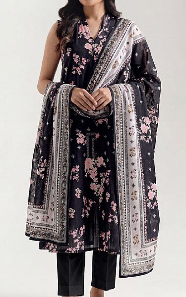 Saya Black Lawn Suit | Pakistani Lawn Dress in USA- Image 1