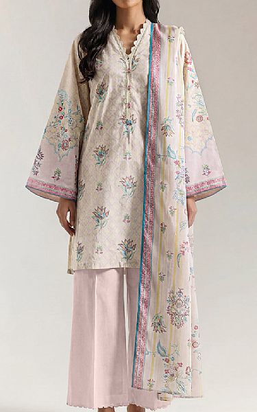 Saya Off White Lawn Suit | Pakistani Lawn Dress in USA- Image 1