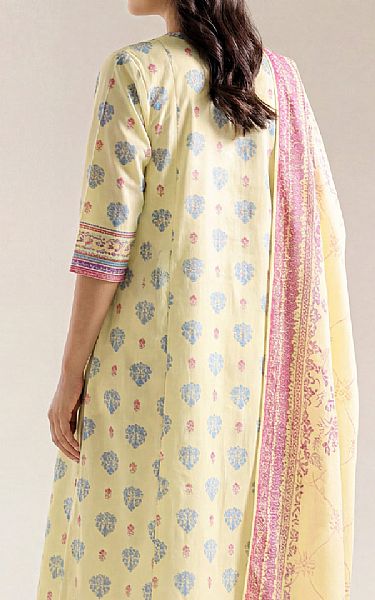 Saya Light Yellow Lawn Suit | Pakistani Lawn Dress in USA- Image 2