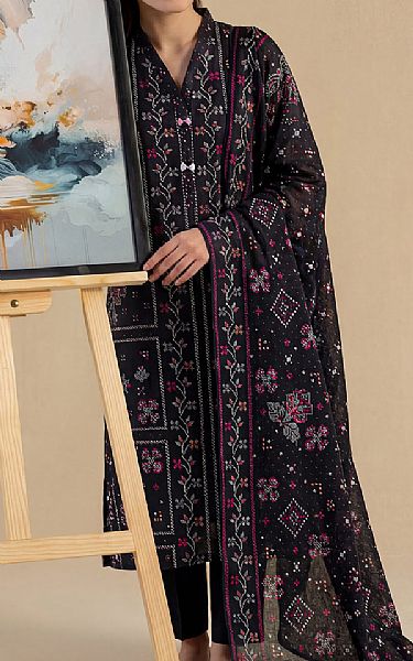 Saya Black Lawn Suit | Pakistani Lawn Dress in USA- Image 1