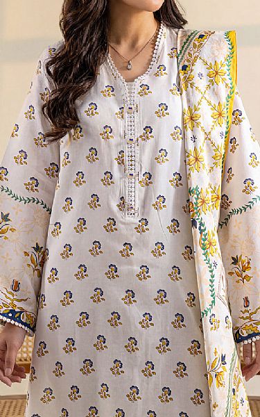 Saya White Lawn Suit | Pakistani Lawn Dress in USA- Image 2
