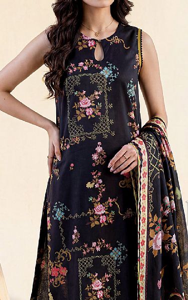 Saya Black Lawn Suit | Pakistani Lawn Dress in USA- Image 2