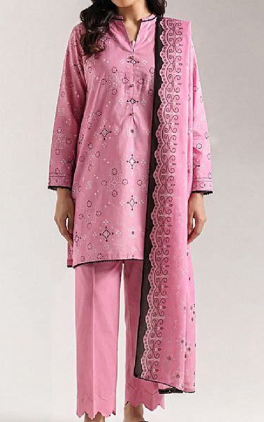 Saya Sea Pink Lawn Suit | Pakistani Lawn Dress in USA- Image 1
