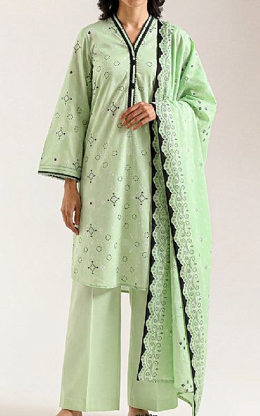 Saya Pale Green Lawn Suit | Pakistani Lawn Dress in USA- Image 1