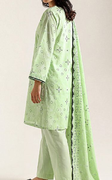 Saya Pale Green Lawn Suit | Pakistani Lawn Dress in USA- Image 2