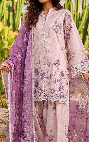 Saya Pastel Pink Lawn Suit | Pakistani Lawn Dress in USA- Image 2