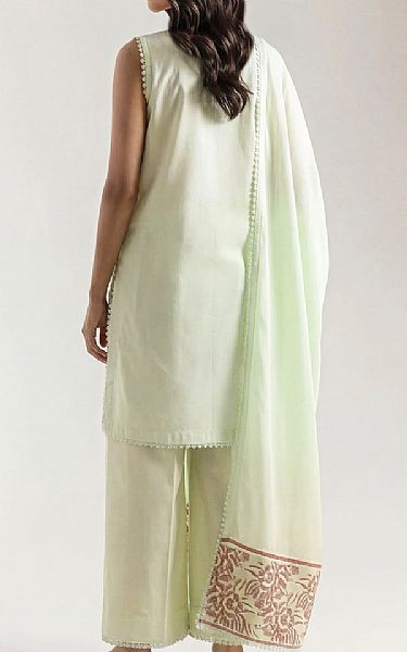 Saya Mint Jacquard Suit | Pakistani Lawn Dress in USA- Image 2