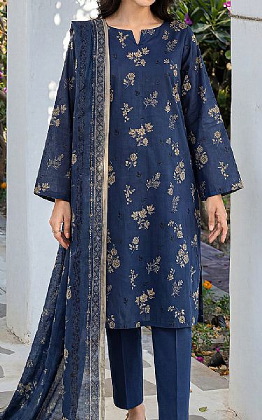 Saya Blue Lawn Suit | Pakistani Lawn Dress in USA- Image 1