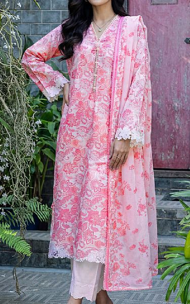 Saya Pink Lawn Suit | Pakistani Lawn Dress in USA- Image 1