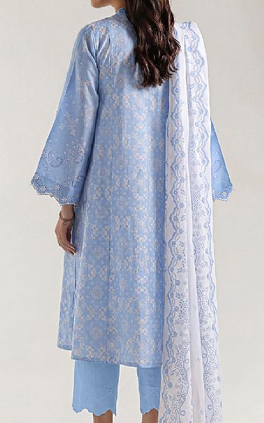 Saya Blue Lawn Suit | Pakistani Lawn Dress in USA- Image 2