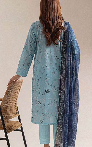 Saya Pale Aqua Lawn Suit | Pakistani Lawn Dress in USA- Image 2