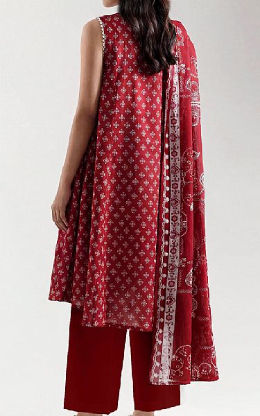 Saya Red Lawn Suit | Pakistani Lawn Dress in USA- Image 2