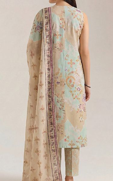 Saya Beige Lawn Suit | Pakistani Lawn Dress in USA- Image 2