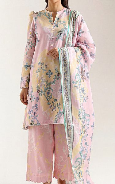 Saya Baby Pink Lawn Suit | Pakistani Lawn Dress in USA- Image 1