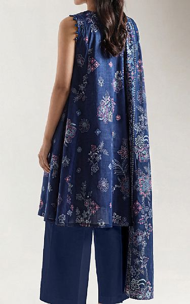 Saya Dark Blue Lawn Suit | Pakistani Lawn Dress in USA- Image 2
