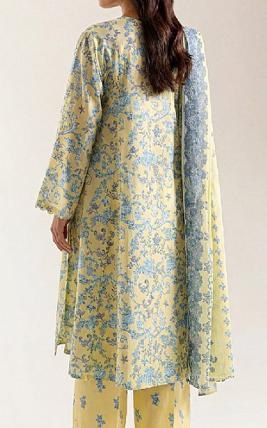 Saya Pastel Yellow Lawn Suit | Pakistani Lawn Dress in USA- Image 2