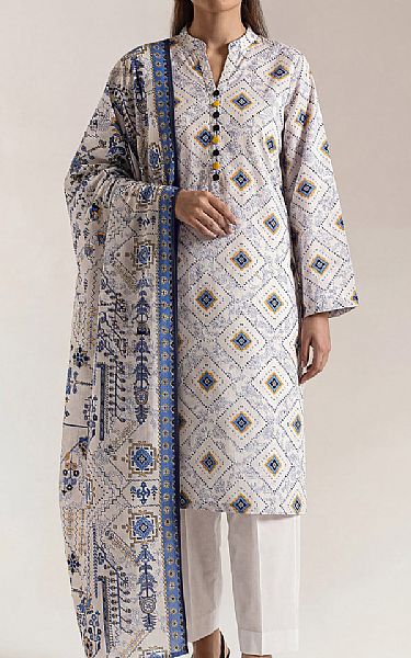 Saya White Lawn Suit | Pakistani Lawn Dress in USA- Image 1