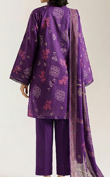 Saya Purple Lawn Suit | Pakistani Lawn Dress in USA- Image 2