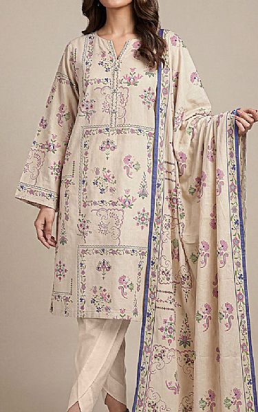 Saya Ivory Lawn Suit | Pakistani Lawn Dress in USA- Image 1