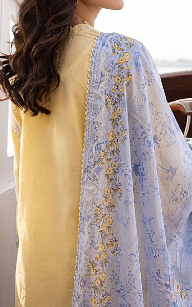Saya Sand Gold Cambric Suit | Pakistani Lawn Dress in USA- Image 2