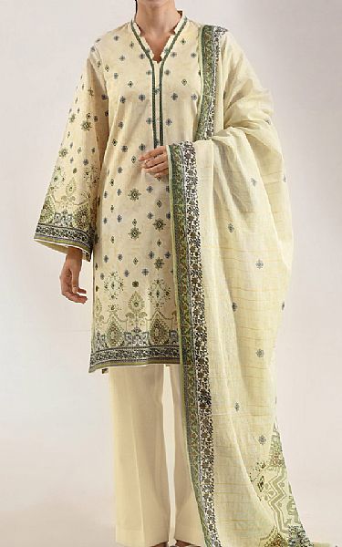 Saya Ivory Lawn Suit | Pakistani Lawn Dress in USA- Image 1