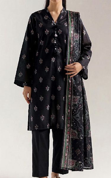 Saya Black Lawn Suit | Pakistani Lawn Dress in USA- Image 1