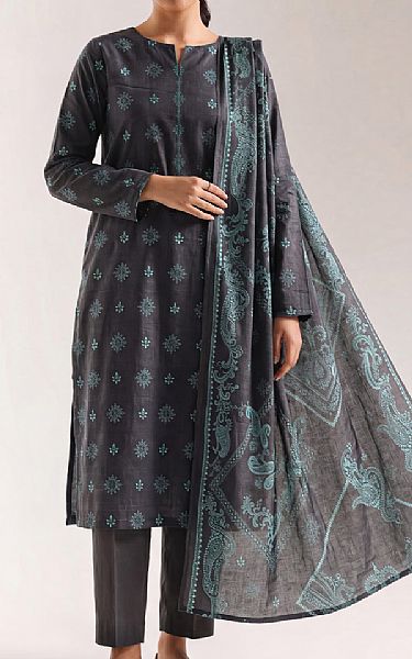 Saya Black Lawn Suit | Pakistani Lawn Dress in USA- Image 1
