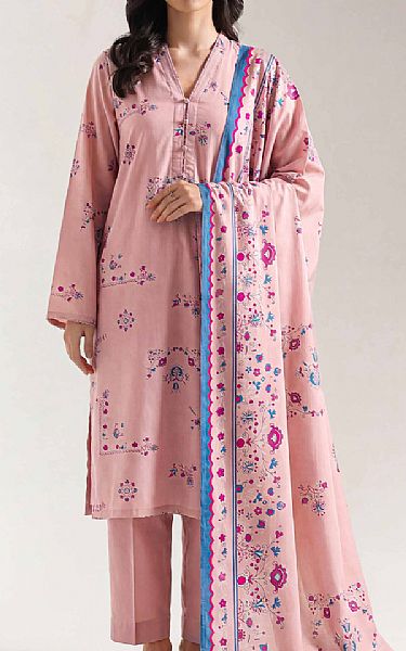Saya Baby Pink Lawn Suit | Pakistani Lawn Dress in USA- Image 1