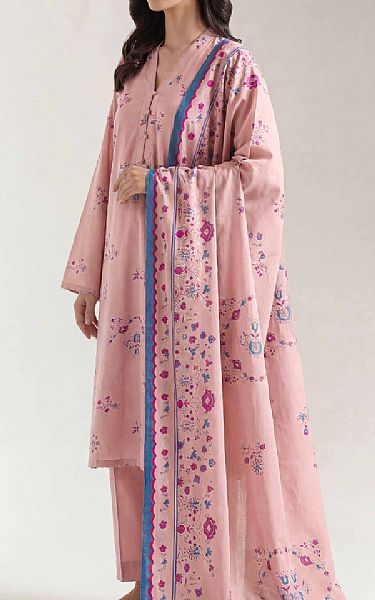 Saya Baby Pink Lawn Suit | Pakistani Lawn Dress in USA- Image 2