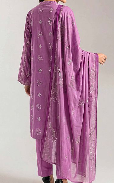 Saya Mauve Lawn Suit | Pakistani Lawn Dress in USA- Image 2