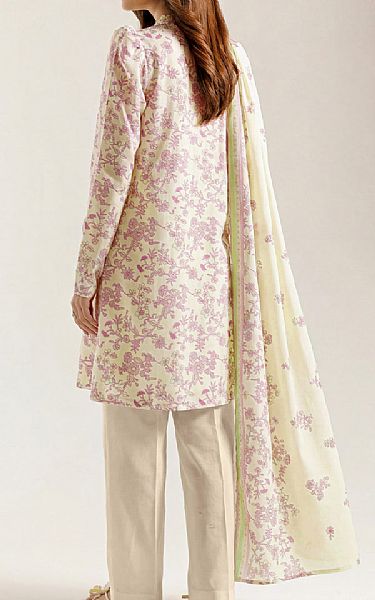 Saya Off White Lawn Suit | Pakistani Lawn Dress in USA- Image 2