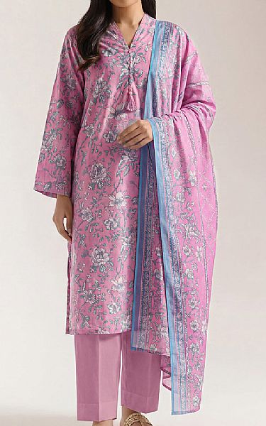Saya Baby Pink Lawn Suit | Pakistani Lawn Dress in USA- Image 1