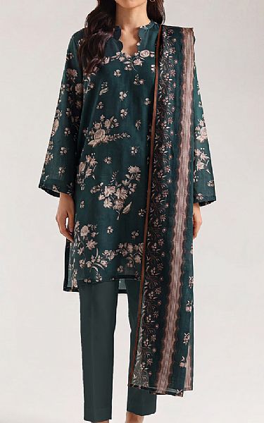 Saya Gable Green Lawn Suit | Pakistani Lawn Dress in USA- Image 1