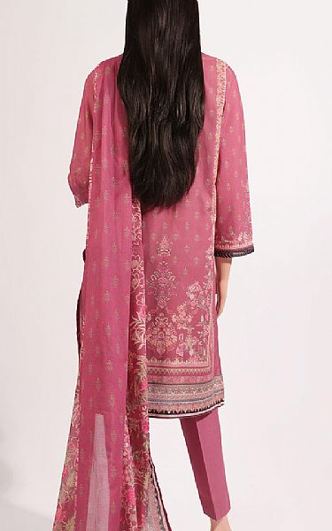 Saya Pink Lawn Suit (2 pcs) | Pakistani Lawn Suits- Image 2