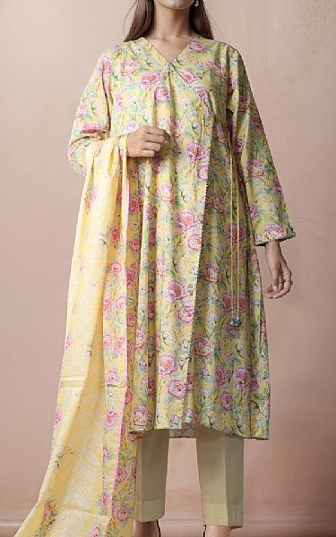 Saya Yellow Lawn Suit | Pakistani Lawn Suits- Image 1