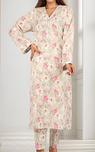 Saya Grey Lawn Suit (2 pcs) | Pakistani Lawn Dress in USA- Image 1