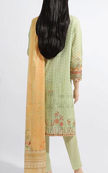 Saya Light Green Lawn Kurti | Pakistani Lawn Dress in USA- Image 2