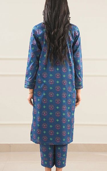 Saya Blue Lawn Suit (2 pcs) | Pakistani Lawn Dress in USA- Image 2