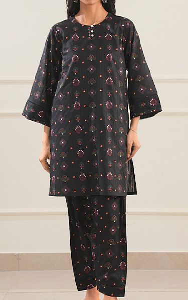 Saya Black Lawn Suit (2 pcs) | Pakistani Lawn Dress in USA- Image 1