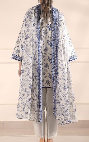 Saya Off White Lawn Suit | Pakistani Lawn Dress in USA- Image 2