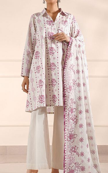 Saya White Lawn Suit | Pakistani Lawn Dress in USA- Image 1