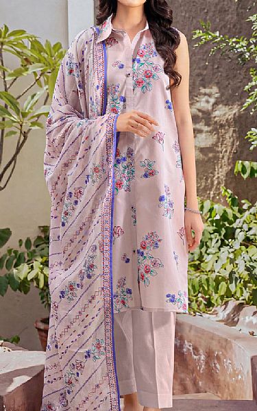 Saya Pale Pink Lawn Suit | Pakistani Lawn Dress in USA- Image 1