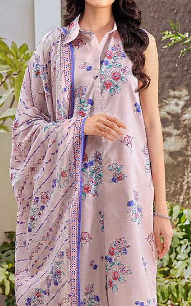 Saya Pale Pink Lawn Suit | Pakistani Lawn Dress in USA- Image 2