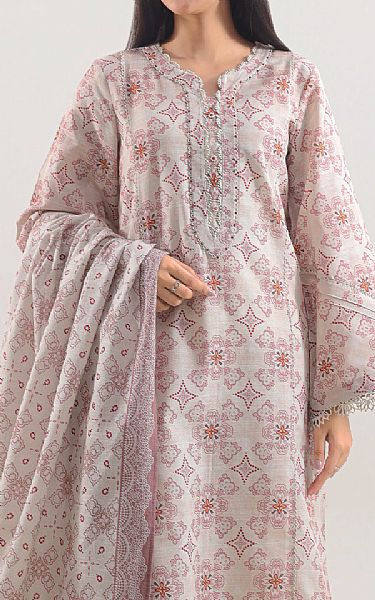 Saya Off White Lawn Suit | Pakistani Lawn Dress in USA- Image 2