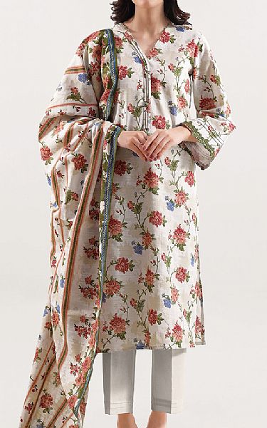 Saya Ivory Lawn Suit | Pakistani Lawn Dress in USA- Image 1
