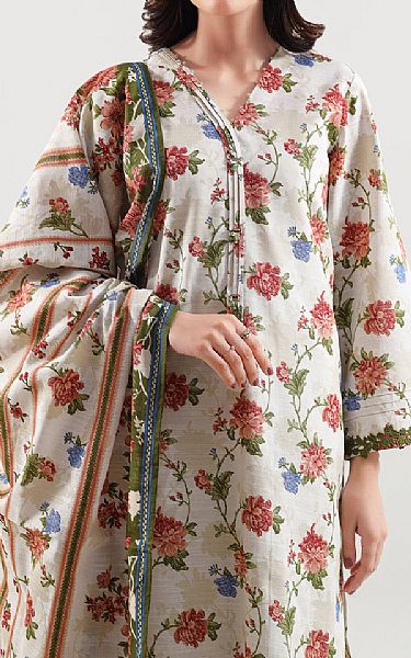 Saya Ivory Lawn Suit | Pakistani Lawn Dress in USA- Image 2