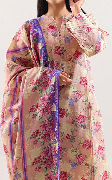 Saya Cavern Pink Lawn Suit | Pakistani Lawn Dress in USA- Image 2